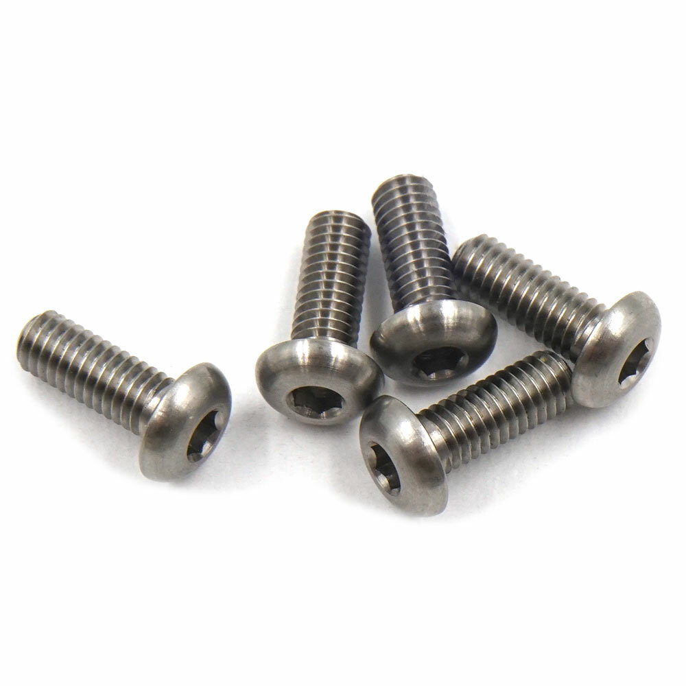 NEW Yeah Racing BTP308 Ti TC4 M3x8mm Button Head Socket Screw FREE US SHIP