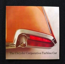 1963 1964 CHRYSLER Corporation TURBINE CAR GHIA Brochure MINT NOS EXC JAY LENO