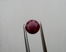 Ruby Round Loose Faceted Natural Gem 7mm