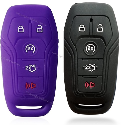 Funda protectora de silicona con soporte remoto para llavero para Ford F-150 LINCOLN MKC MKX MKZ Key - Imagen 21 de 25