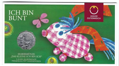 S1-DS-31)) Austria 5 euros plata 2022... soy colorido, edición 50.000 - Imagen 1 de 1