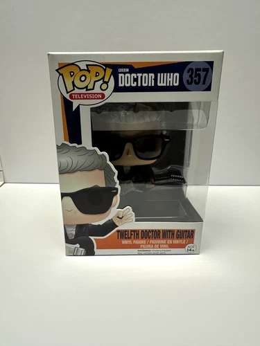 Funko Pop Twelfth Doctor with Guitar #357 12th Doctor Who Peter Capaldi VAULTED 