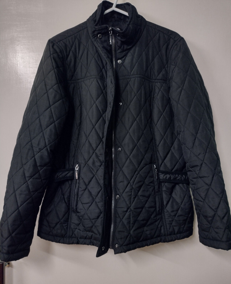 Ladies (ASDA) black Padded / Quilted Jacket / Coat UK Size 18