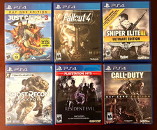 PS4 Shooter Game Lot   6 Games