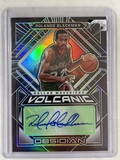 2020-21 Obsidian Green Electric Etch Volcanic Auto 18/25 Rolando Blackman 🔥