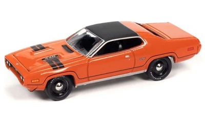 PLYMOUTH GTX - 1971 - Tor red / orange - Johnny Lightning 1:64