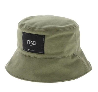 FENDI LOGO TAG BUCKET HAT BUCKET HAT MADE IN ITALY FXQ801AIKHF0QG2