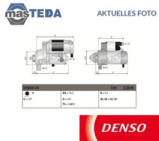 DSN3135 MOTOR ANLASSER STARTER DENSO FÜR FORD FOCUS II,C-MAX,FOCUS C-MAX 85KW