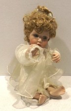 Cindy M.Mc.Clare Puppe Kunstlerpuppe 1991  Porzellan 20cm Sammlerpuppe
