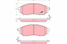 Bremsbeläge für Renault Koleos I Infiniti EX FX G Coupe Limo M Q60 ab 05->