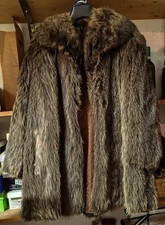 Pelliccia vintage in vera Marmotta taglia unica