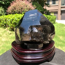 8.71LB Natural Black Crystal Quartz Mineral Specimen Healing Reiki 1760