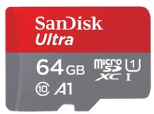 SanDisk Ultra Micro 64GB SDHC SDXC Memory Card & Adapter