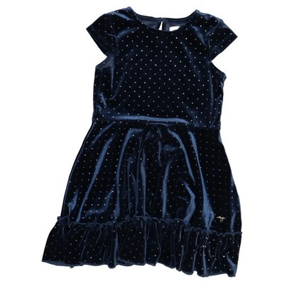 Hampton Republic, Kleid, Größe: 98, Blau, Elasthan/Polyester, Gepunktet #Ftz