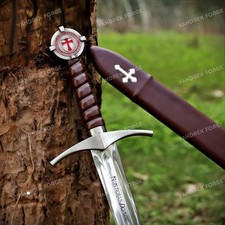 The Accolade Sword of Knights Templar Handmade Collectible Sword Wall D cor gift