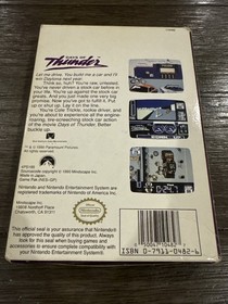 Days of Thunder NES Nintendo Entertainment System Game Cartridge Tested