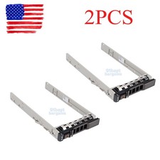 2PCS For Dell 2.5" SAS/SATA Tray Caddy PowerEdge R520 R630 R730XD MD1220 8FKXC