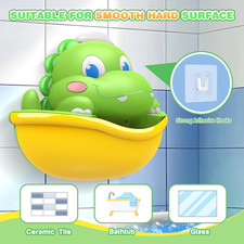 Dinosaur Baby Bath Toys Light Up Bath Bubble Machine with Colourful Light Bathti