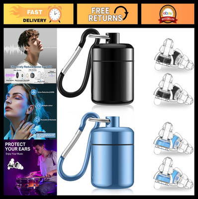 High Fidelity Concert Earplugs - Noise Reduction 24dB for Musicians, DJs, Festiv