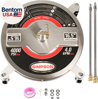#ad Cleaning Universal 16.5quot; Pressure Washer Surface Cleaner Stainless Steel for G $159.01