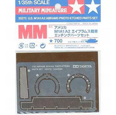 Tamiya 1/35 US M1A1/A2 Abrams Photo-Etched Parts Set 35273 Detail-Up #23