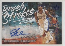 2018 Panini Court Kings Brush Strokes Sapphire 3/25 Quentin Richardson Auto 0c3