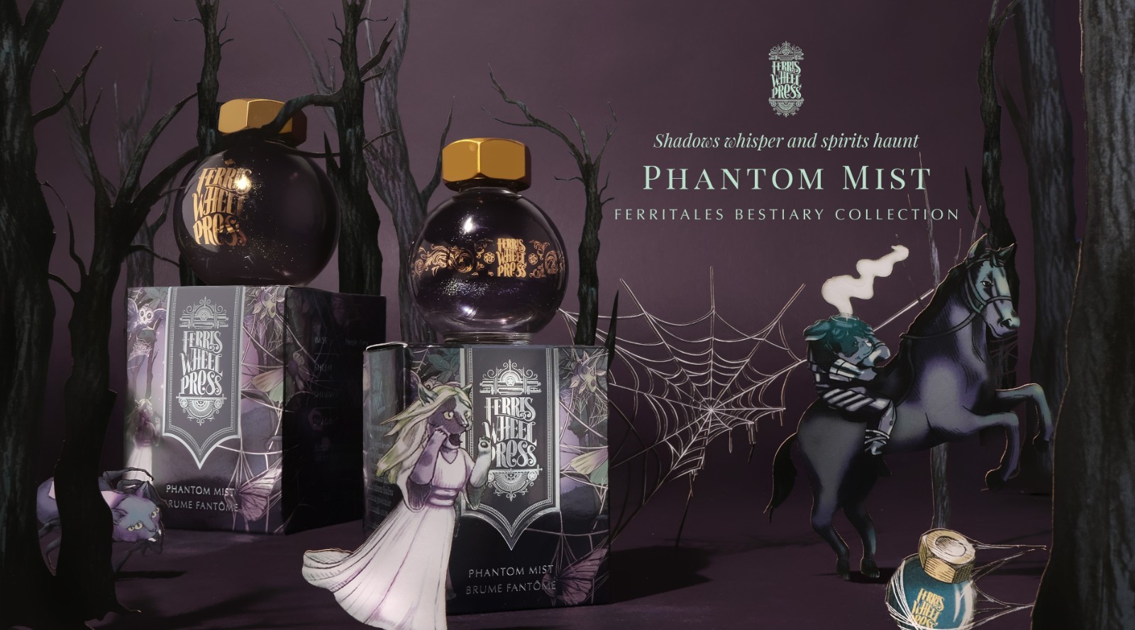 Ferris Wheel Press Phantom Mist 10ml Ink Sample Vial