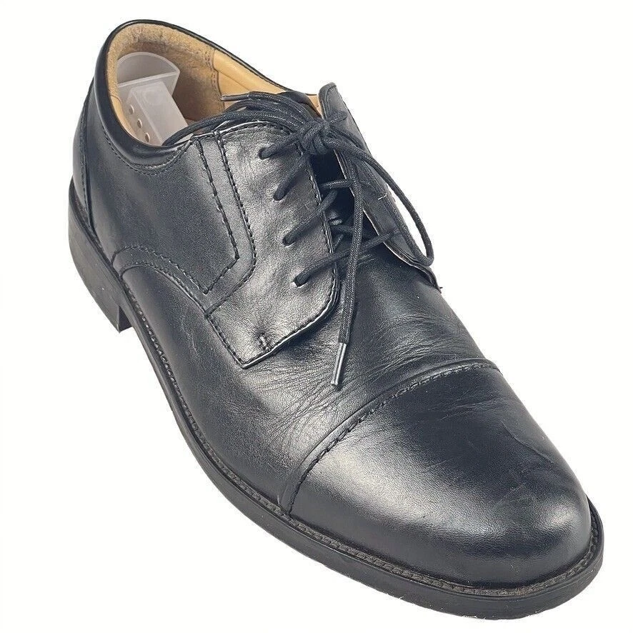Chaps Black Leather Wingtip Shoes Size 11 NWT Chaps Wingtip Dress Shoes for Men for sale | eBay main image 3
