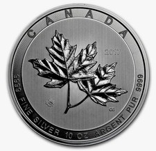 ??2017 Canada 10oz Silver $50 Magnificent Maple Leaf Brilliant Uncirculated 83.12 per troy oz