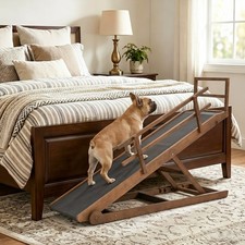 NAIZEA Dog Ramp Folding Pet Ramp for Large Dogs Cats Anti-Slip Rubber Surface