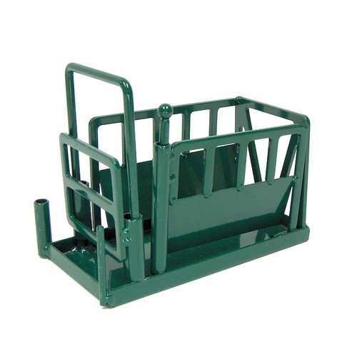 1/16 Little Buster Toys Metal Green Cattle Squeeze Chute Cow Farm Toys 500235 - 第 2/5 張圖片