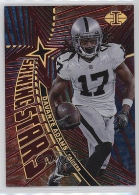 2022 Panini Illusions Shining Stars Red 44/75 Davante Adams #SS-10 11ur