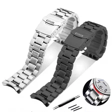 20MM Stainless Steel Replacement Watch Band Bracelet FOR ORIS DIVERS SIXTY FIVE