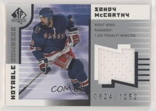 2001-02 SP Authentic Notable Numbers 824/1252 Sandy McCarthy #NN-MC 0t5