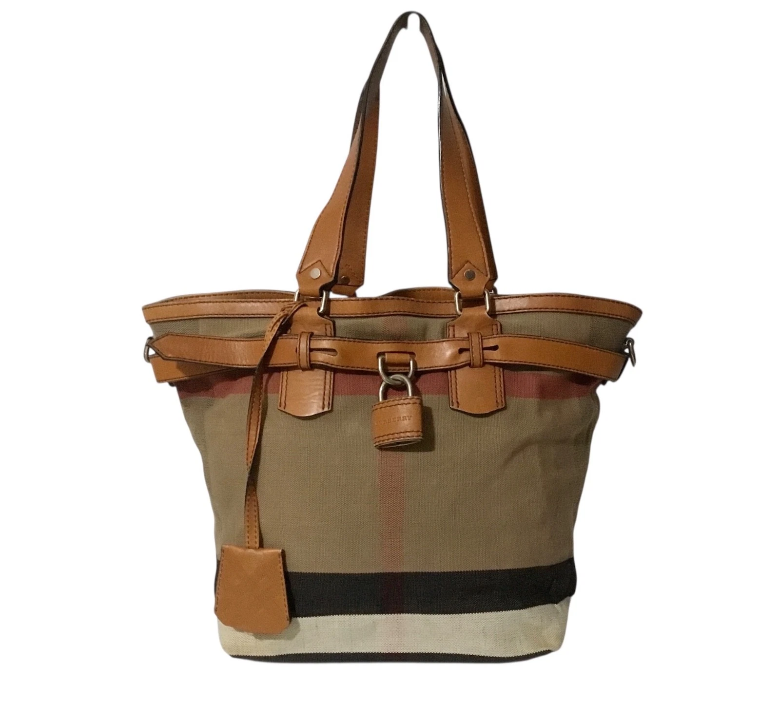 Burberry — Authentic Burberry Canvas Tote Bag ( No strap)