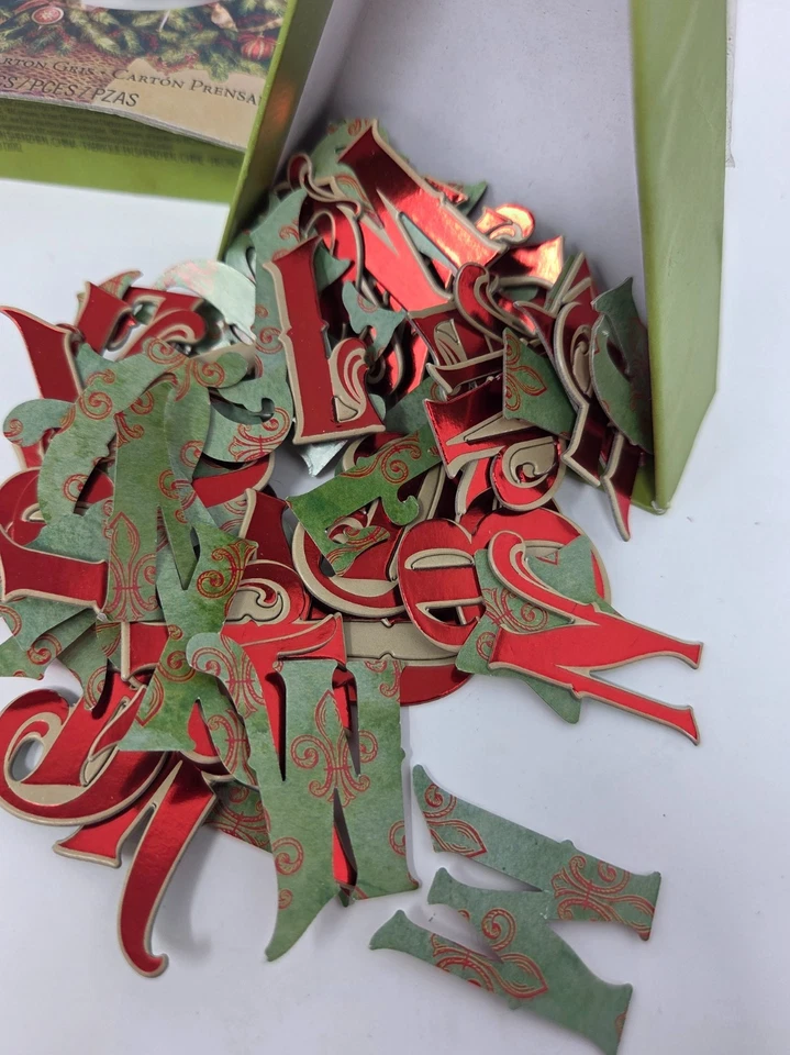 K&Company y lote álbum de recortes aglomerado Brenda Walton, Tim Coffey Chipbox Navidad Foto 2 de 4