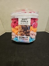 Conair Foam Rollers Soft Curls Foam Hair Rollers For Sleep Neon 48 Ct NEW