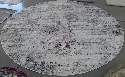 IVORY / GREY 10'-0'' x 10'-0'' Flaw in Rug, Reduced Price 1172784918 ALA700C-10R