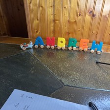 Personalized Wooden Name Airplane - 6 Letters,