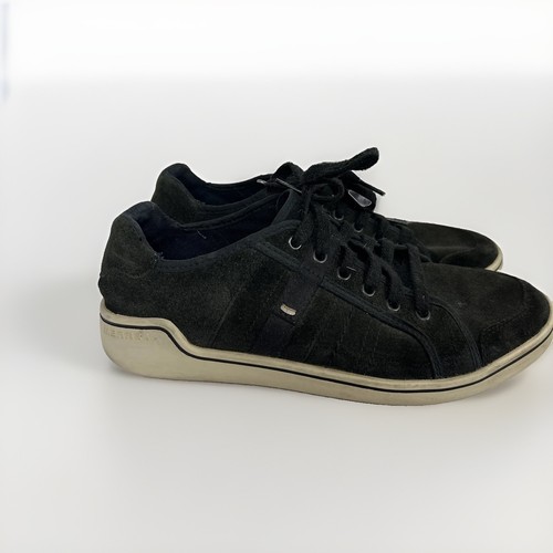 MERRELL Men’s Select Grip Black Leather Lace-up Sneakers J16659 Size 8.5