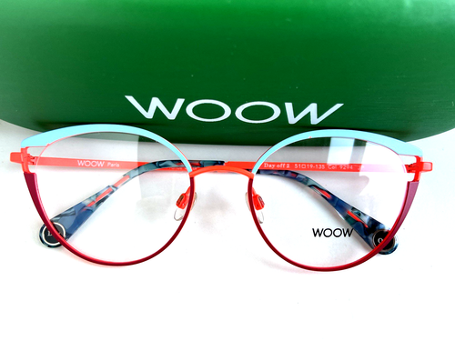 Marco geométrico para mujer WOOW Paris Day Off 2 9242 51 mm rosa/verde - Imagen 5 de 6