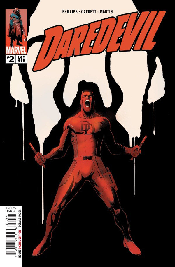 Daredevil #2 Main Cover Lee Garbett First Printing