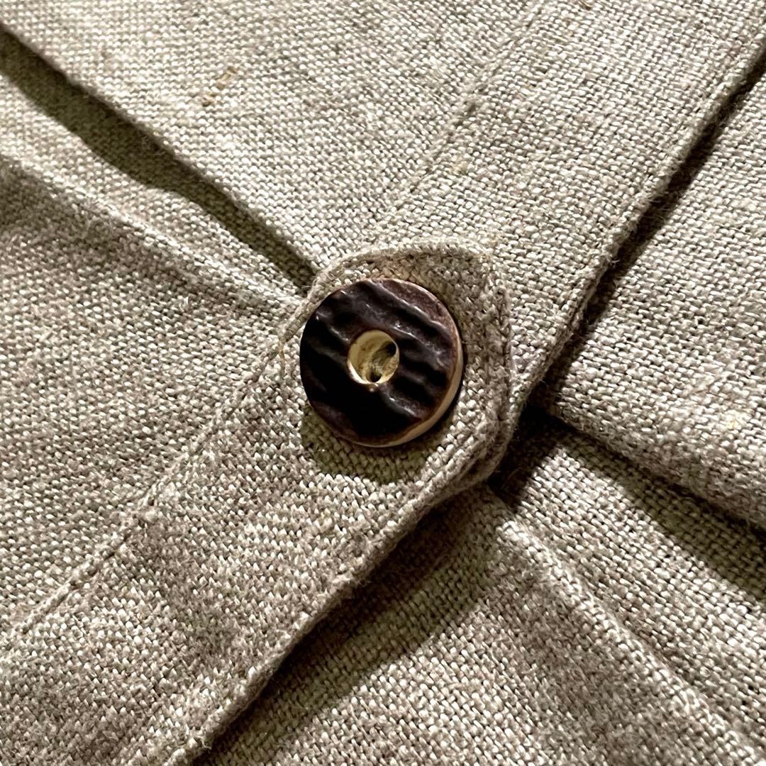 USED VINTAGE TYROLEAN PATCHWORK LINEN JACKET BY K… - image 18