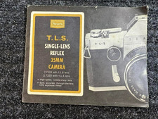 Sears T.L.S. Single-Lens Reflex 35MM Camera Owner's Manual, User Guide