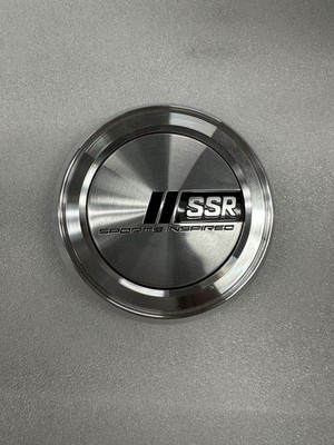 SSR Wheels Speed Star SILVER SUPER LOW type B (108-130 pcd) center caps set of 4