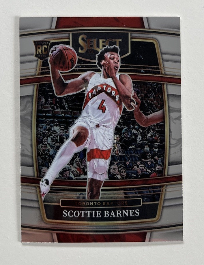 2021-22 PANINI SELECT SCOTTIE BARNES ROOKIE RC CONCOURSE NBA TORONTO RAPTORS #74