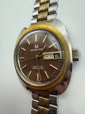 Universal Geneve Unisonic Chronometer Men’s Watch Running Needs Repair Keep Time