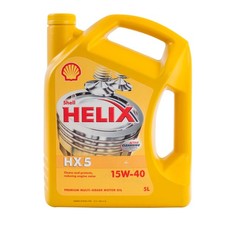 Shell 550039863 Helix Hx5 15W-40 5Ltr Passenger Car Motor Oil 6 Pack