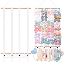 Hair Bow Holder Organizer for Girls  Hair Clips Headband Organizer 1Pcs White