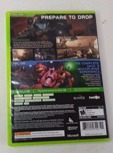 TESTED Halo 3 ODST Xbox 360 2009 Clean Working Complete In Box CIB - Picture 2 of 4